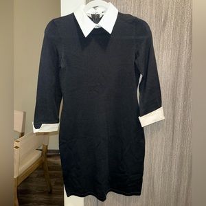 Ralph Lauren black dress.